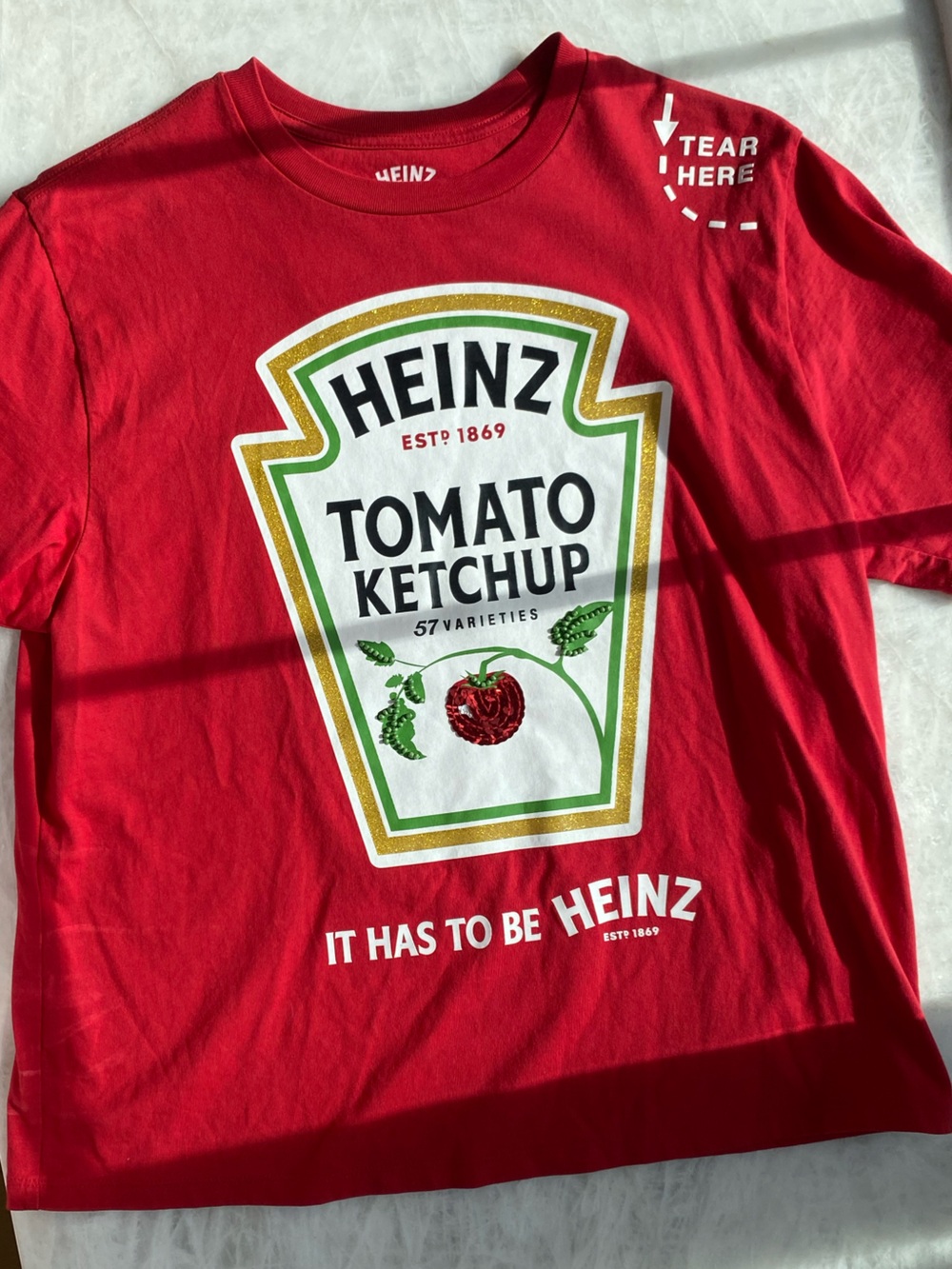 kate spade Red Tomato Ketchup Graphic Tee